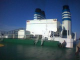 The slightly changed sundeck area in the stern. (18.06.2004) Photo: Martin Rogge